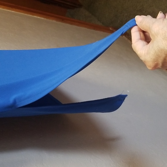 WESTBOUND Sz S Royal Blue 3/4 Sleeve w/ Handkerchief Hem EUC. CL# 98 - Picture 2 of 6